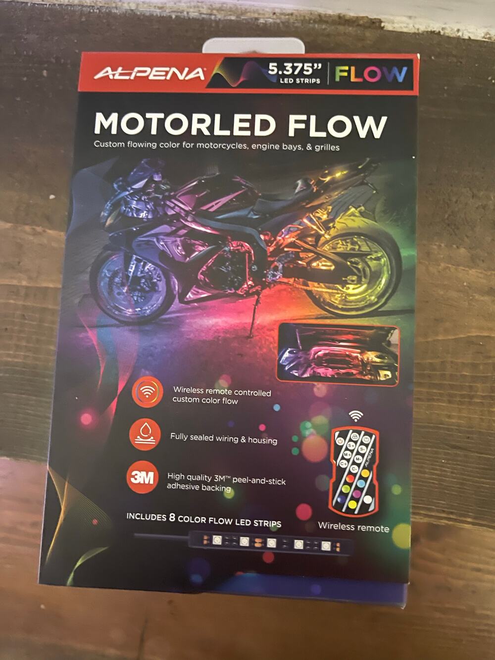 NWT Alpena Motor led flow light strips